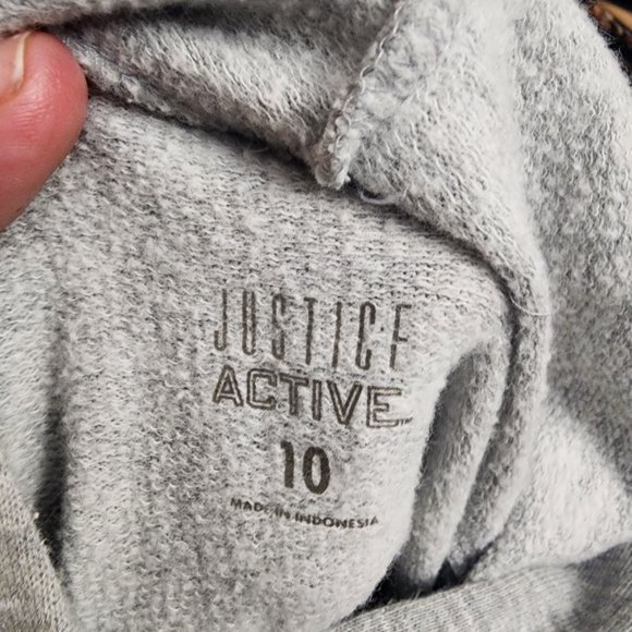 Justice Active crop hoodie it is size 10 - Picture 4 of 4